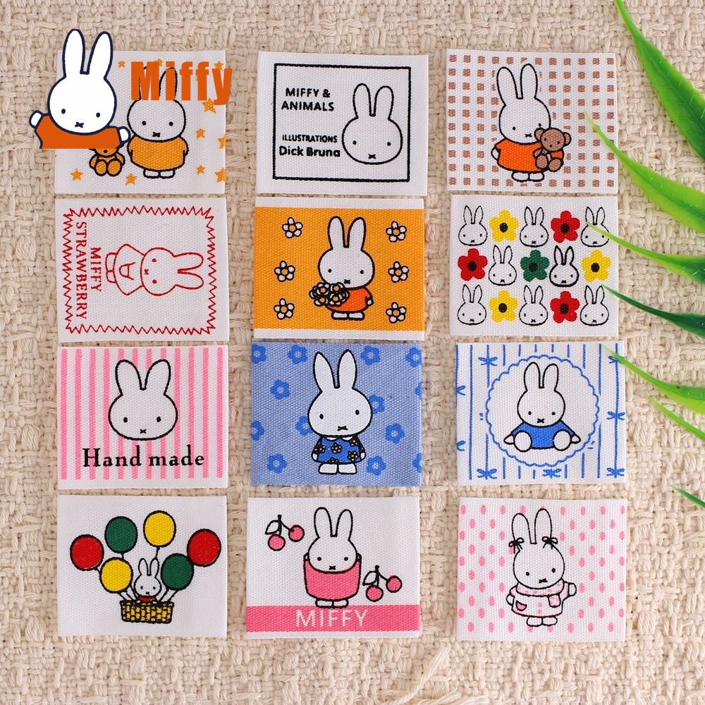 Embellishments For Scrapbooking - Kawaii Miffy Kumaş Yama Sevimli Tavşan