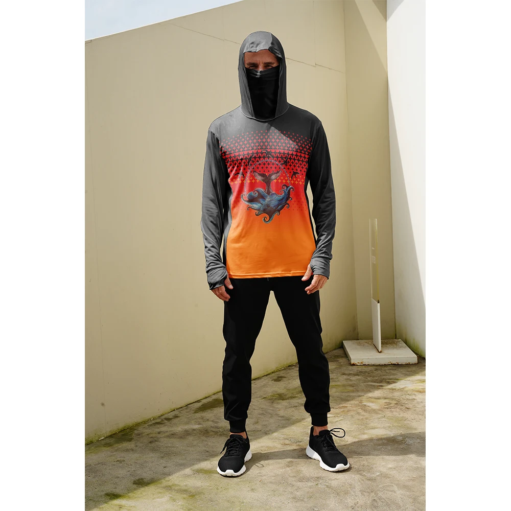 Embellish Knit - Balıkçı Gömlekleri Erkek Güneş Korumalı Kapüşonlu
