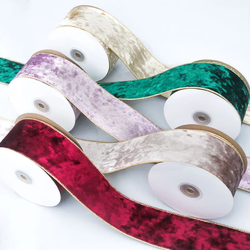 Velvet Ribbon Roll - 50 MM Kablolu Kenar Geri Dönüşümlü
