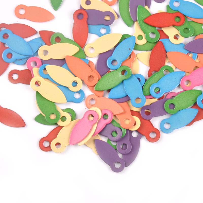 Embellishments For Scrapbooking - 100 Adet Çok Renkli Brads Karalama