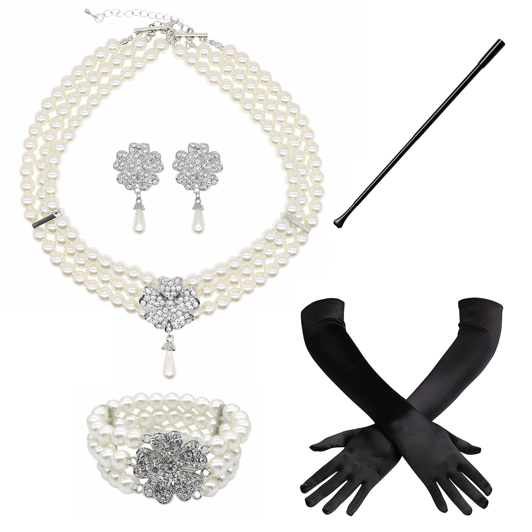 1920s1950s Imitation Pearl Nec - Pearl Trim Chain incelemesi ve fiyatı