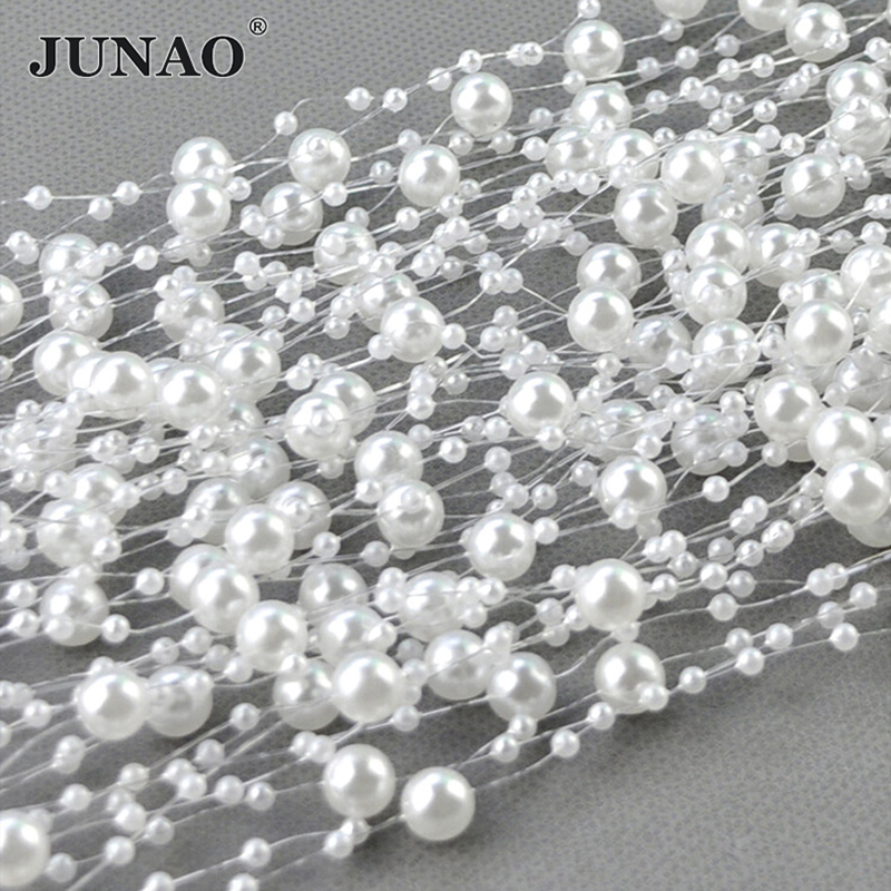 JUNAO 20 Metre 3+8mm Beyaz Yuv - Pearl Trim Chain incelemesi ve fiyatı