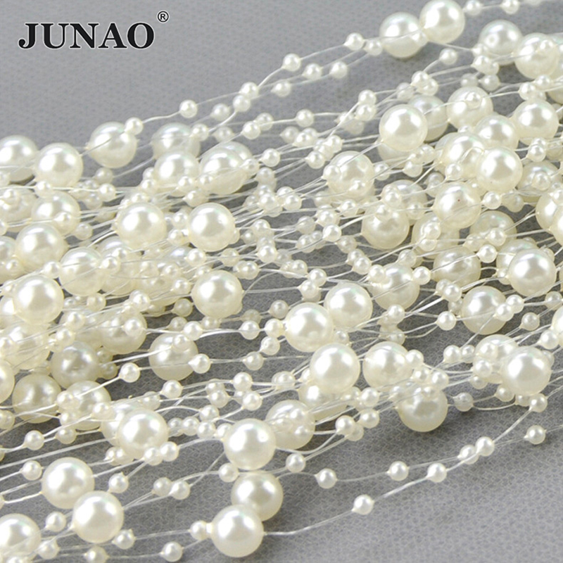 JUNAO 20 Metre 3+8mm Beyaz Yuv - Pearl Trim Chain incelemesi ve fiyatı