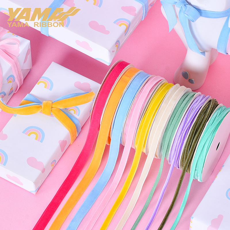 Yama-monokrom kadife kurdele,  - Velvet Ribbon Roll incelemesi ve fiyatı