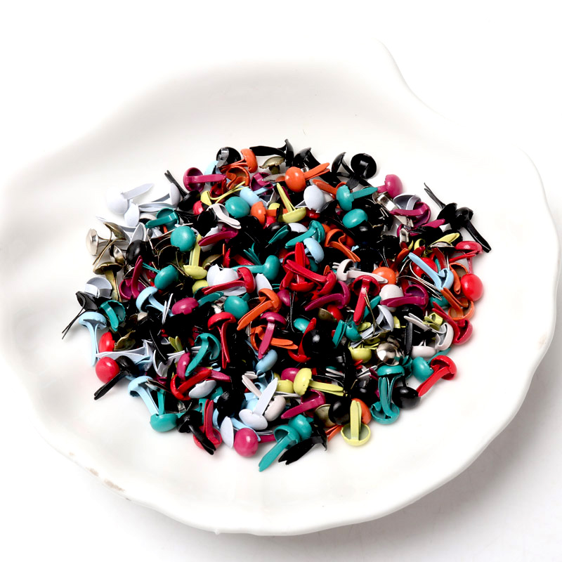 Karışık Pastel Yuvarlak Brads  - Embellishments For Scrapbooking incelemesi ve fiyatı