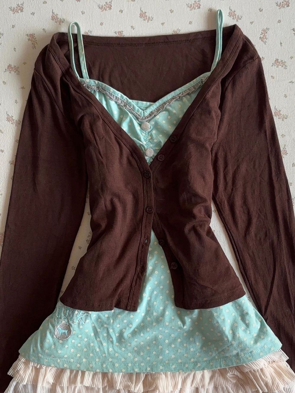 Vintage Y2K Coquette Askılı El - Elastic Lace Trim incelemesi ve fiyatı