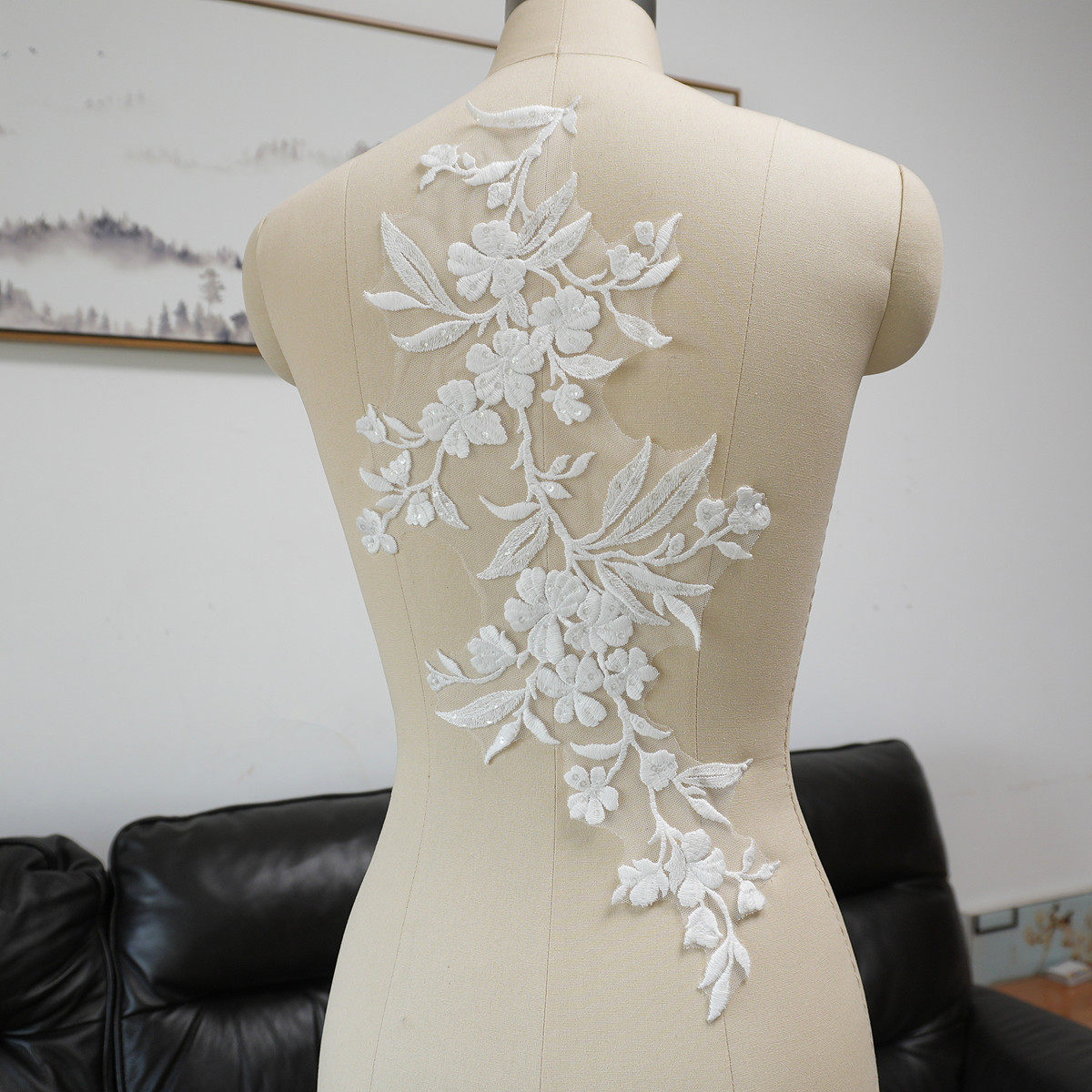 Beyaz Çiçekli Yaprak Pullu Apl - Craft Embellishments incelemesi ve fiyatı
