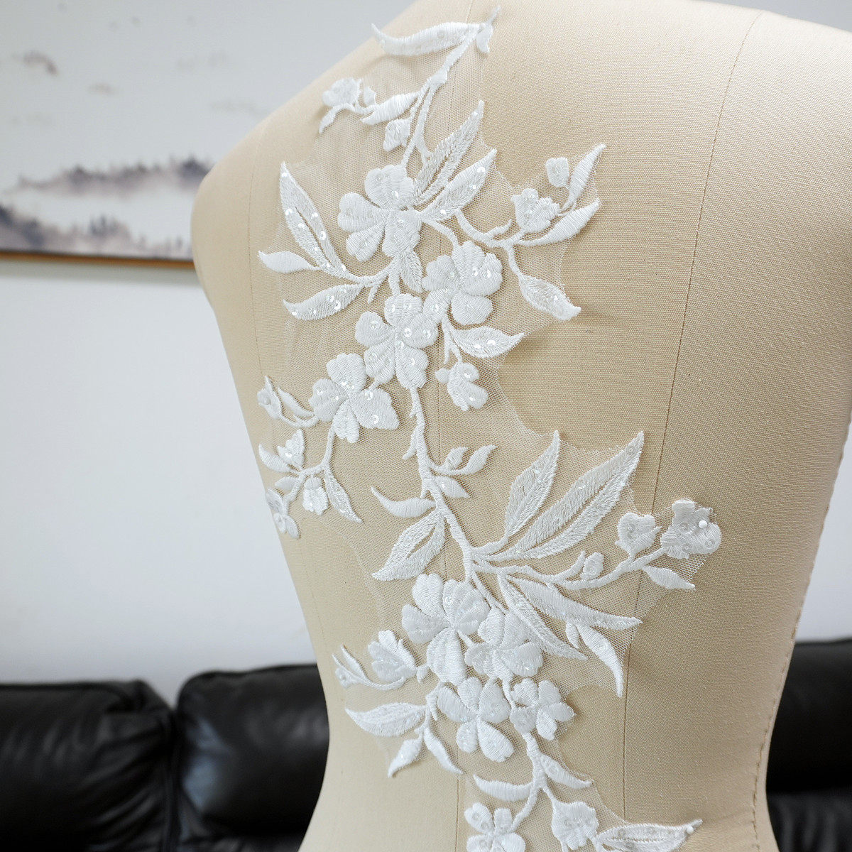 Beyaz Çiçekli Yaprak Pullu Apl - Craft Embellishments incelemesi ve fiyatı